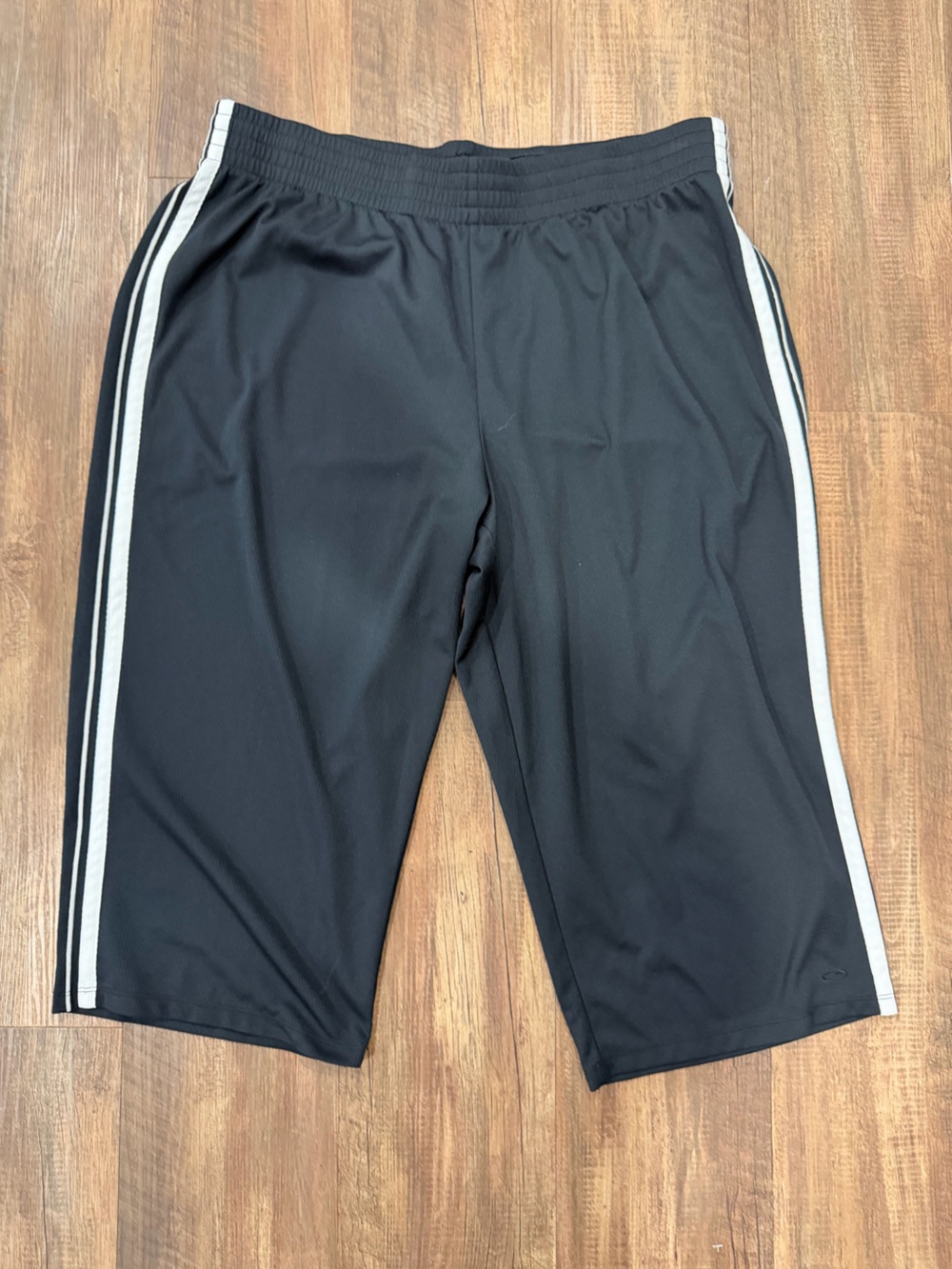 Women's Black Track Pants with Side Stripes